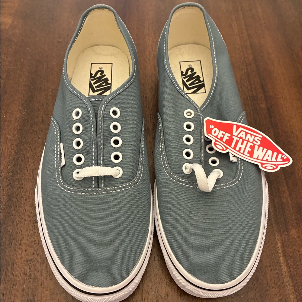 Vans Authentic Shoes Blue Men’s 9.5 Women’s 11 Sneakers Classic New NWT